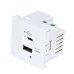 Модуль USB зарядний USB-A/C 5V/4.2A Smartdust SK-M204